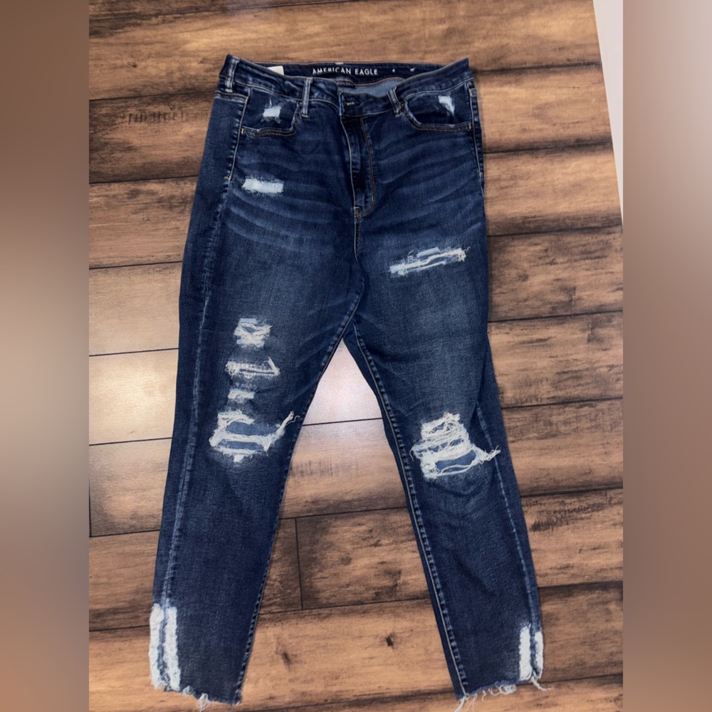 American Eagle Outfitters Dark Blue Denim